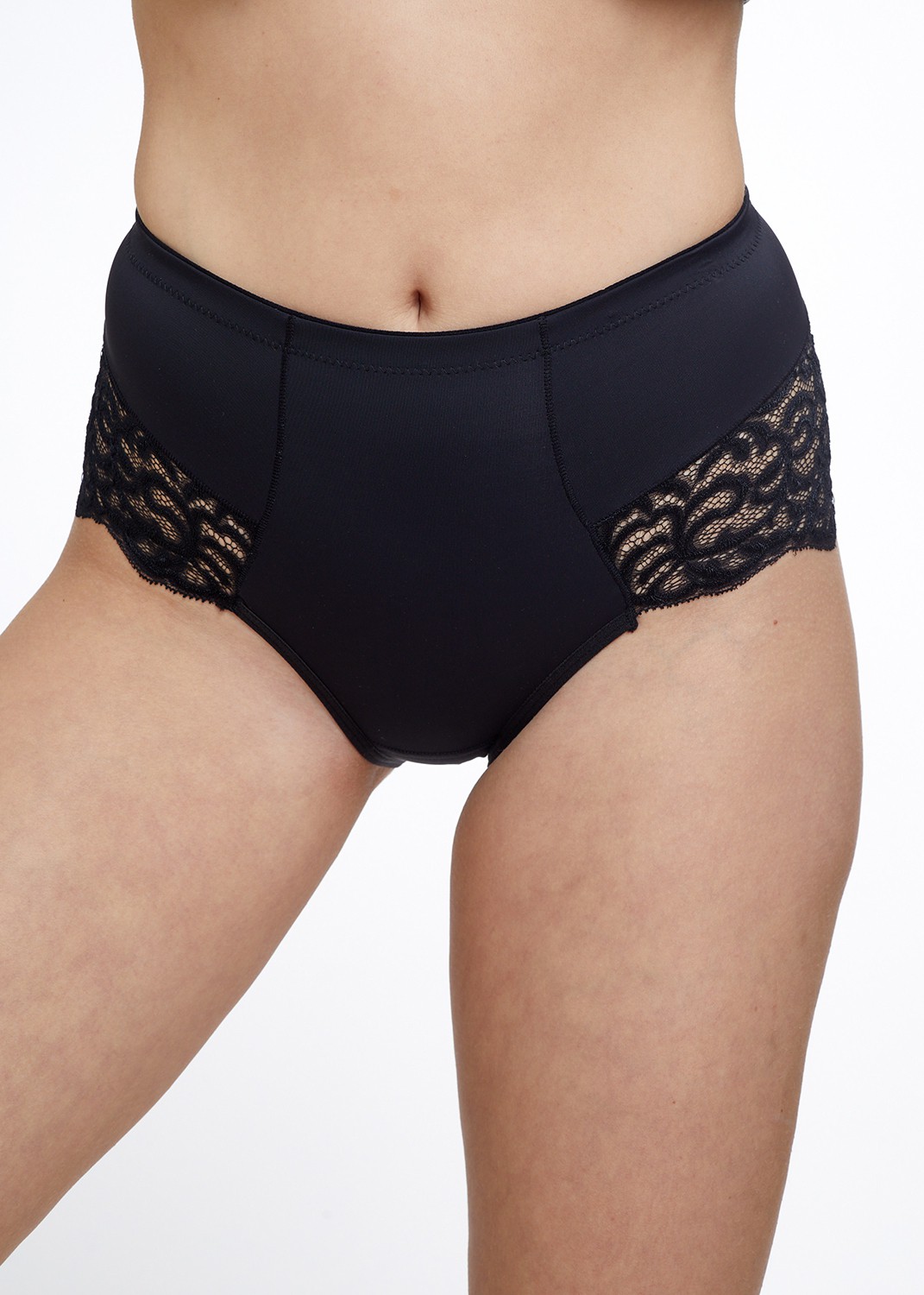Brief micro with lace תחתון מקסי משולב תחרה 