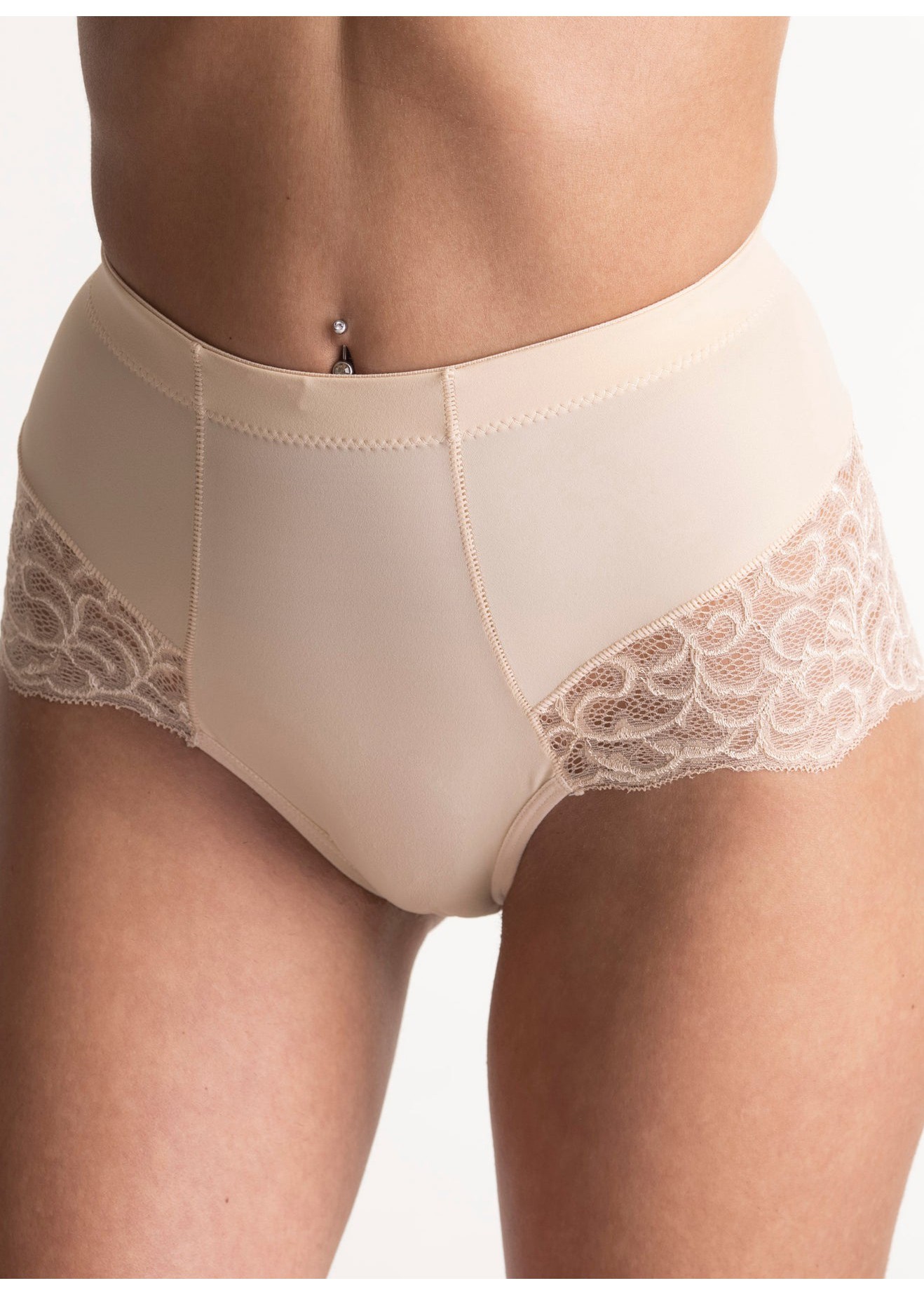 Brief micro with lace תחתון מקסי משולב תחרה 