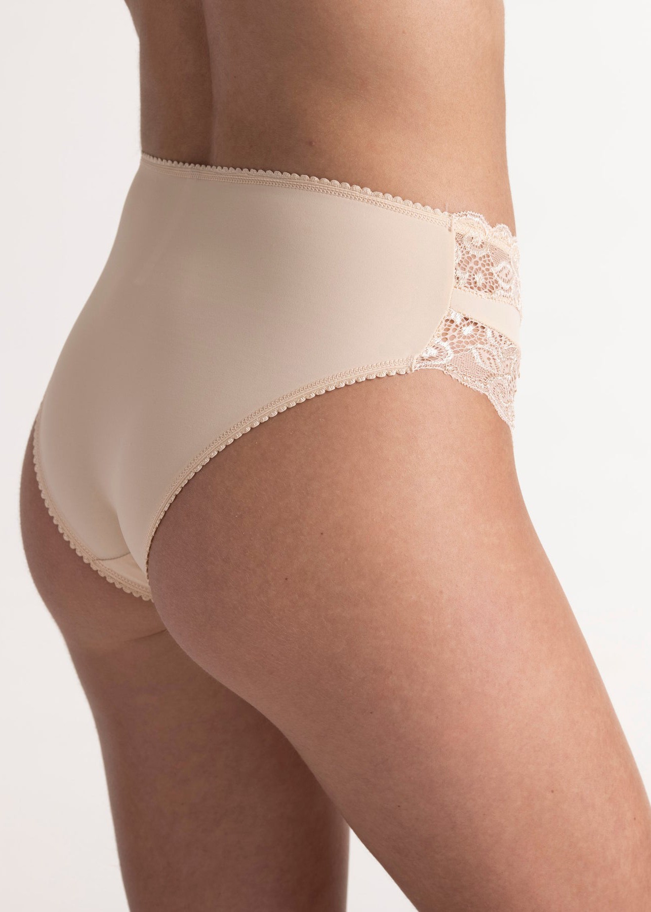 Brief cotton with Lace תחתון מידי 