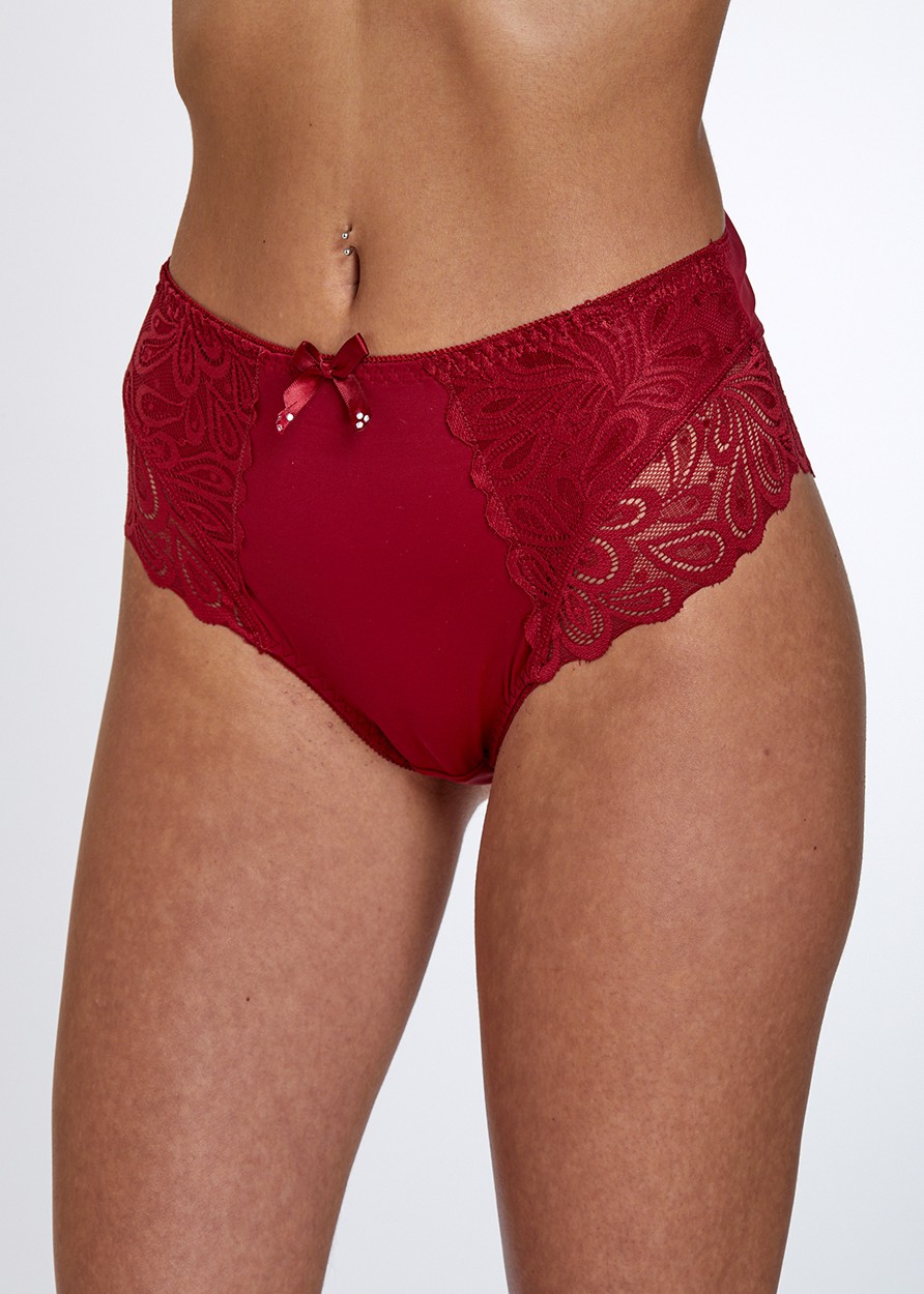 Lace Maxi תחתון מקסי בשילוב תחרה (Panties)