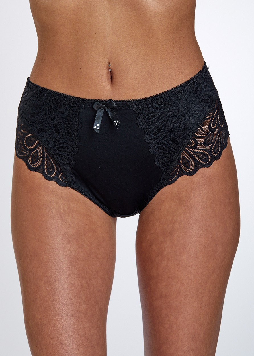 Lace Maxi תחתון מקסי בשילוב תחרה (Panties)