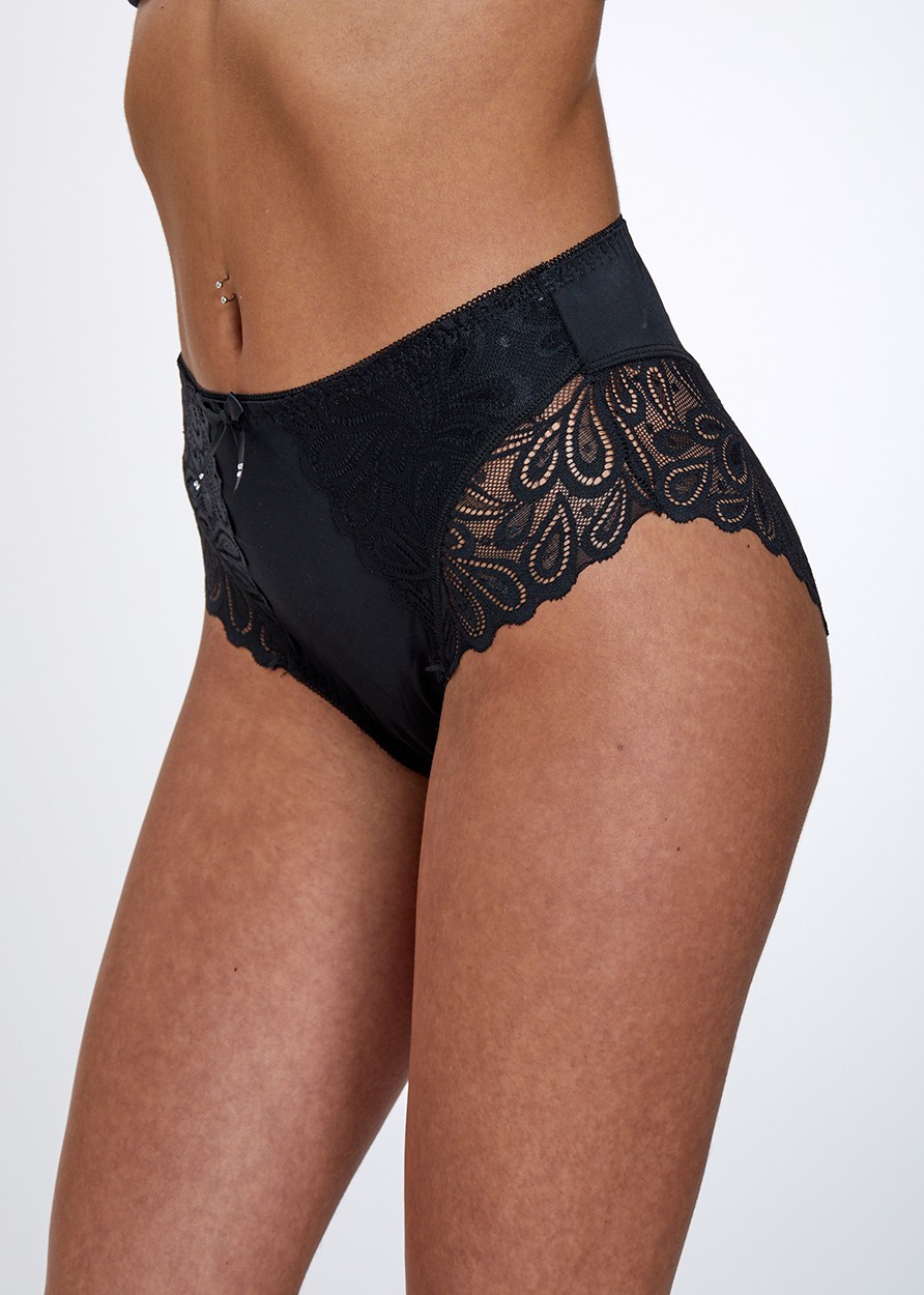 Lace Maxi תחתון מקסי בשילוב תחרה (Panties)