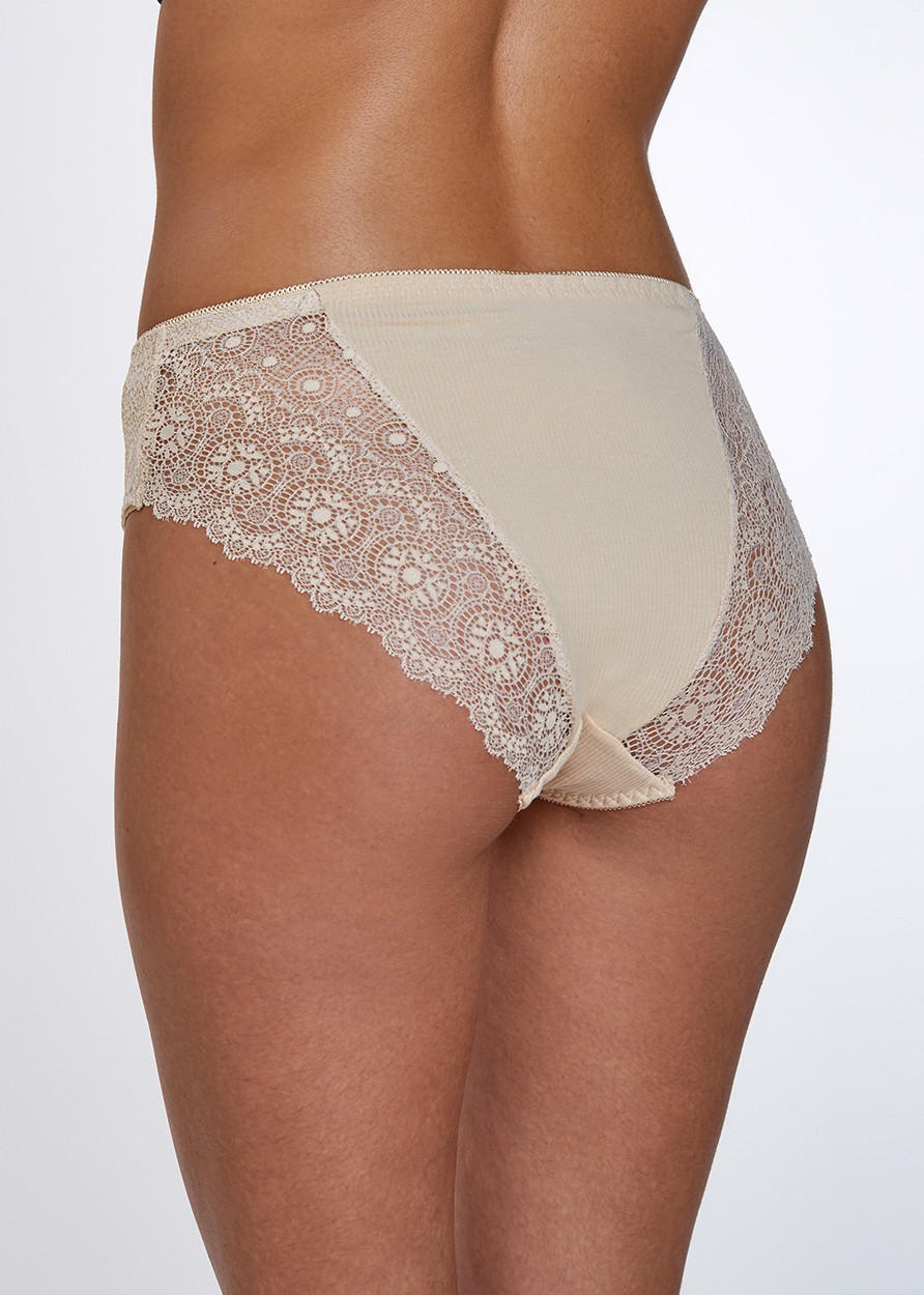Lace Maxi תחתון מקסי בשילוב תחרה (Panties)