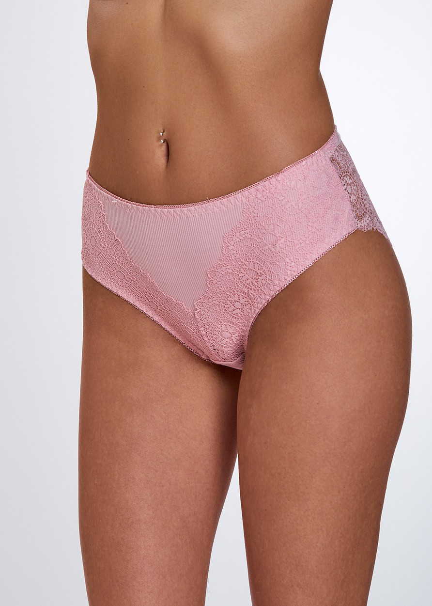 Lace Maxi תחתון מקסי בשילוב תחרה (Panties)