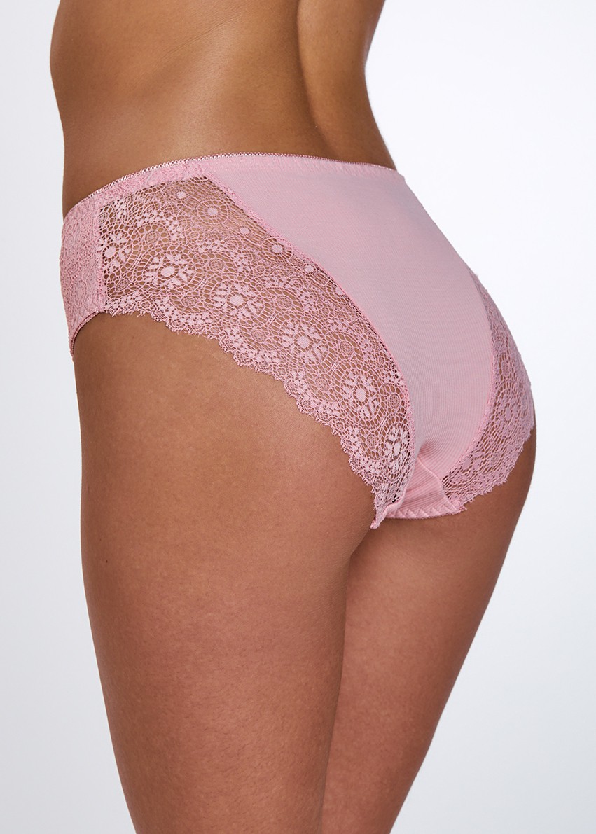 Lace Maxi תחתון מקסי בשילוב תחרה (Panties)