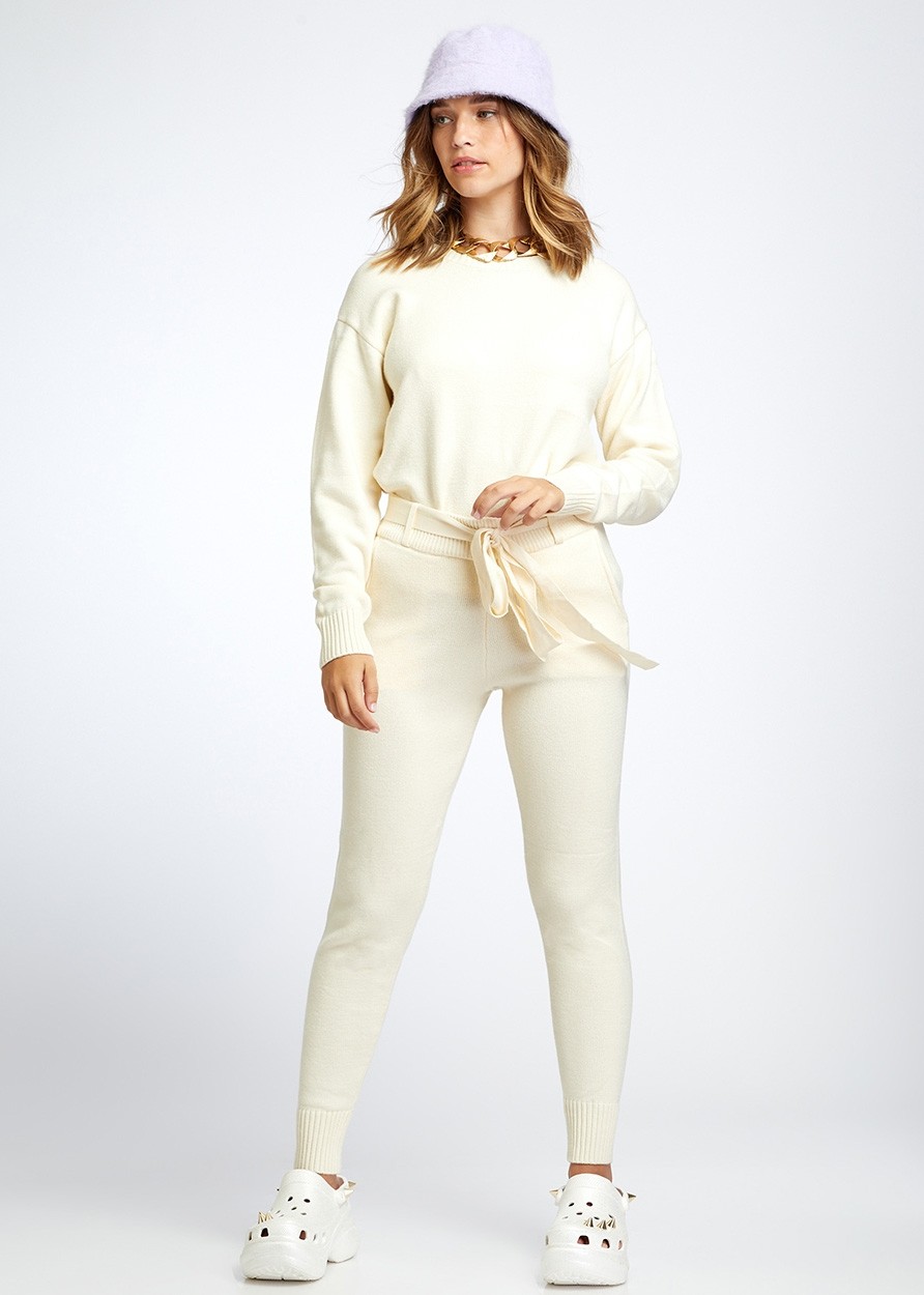 חליפת סריג כיסים צמות (Pajamas)