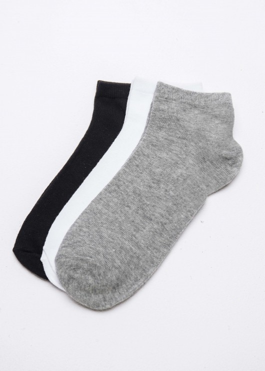 3PP Footies Socks מארז 3 גרביים קרסוליות (Accessories)