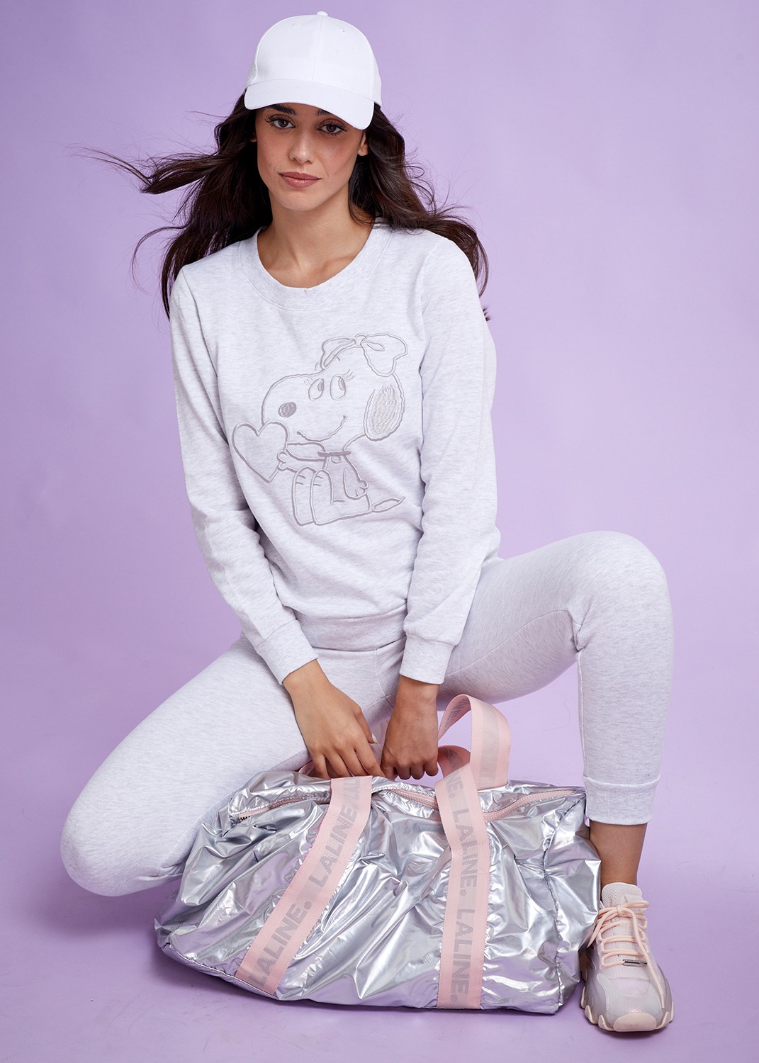 חליפת פנאי פוטר Snoopy Heart Footer (Pajamas)