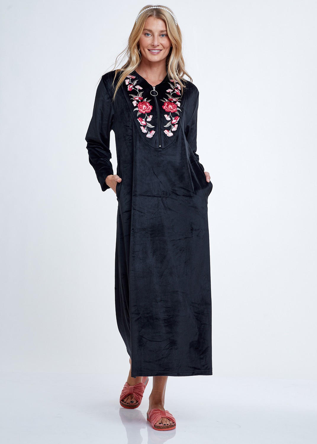 כותונת לילה קטיפה (Pajamas)