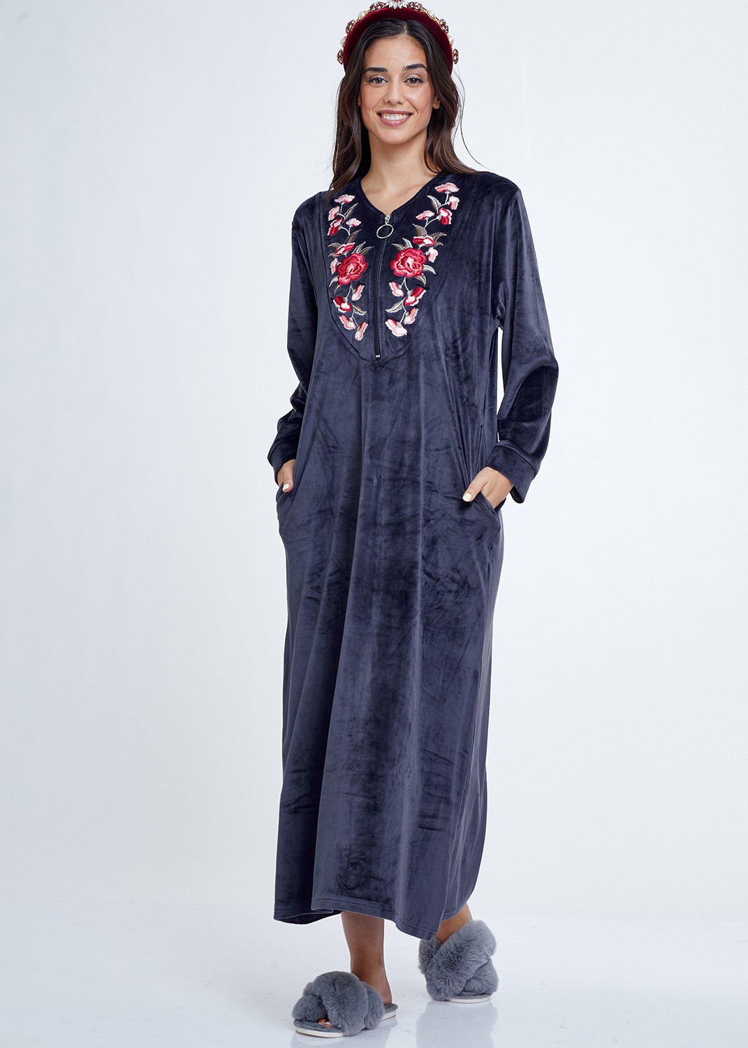 כותונת לילה קטיפה (Pajamas)