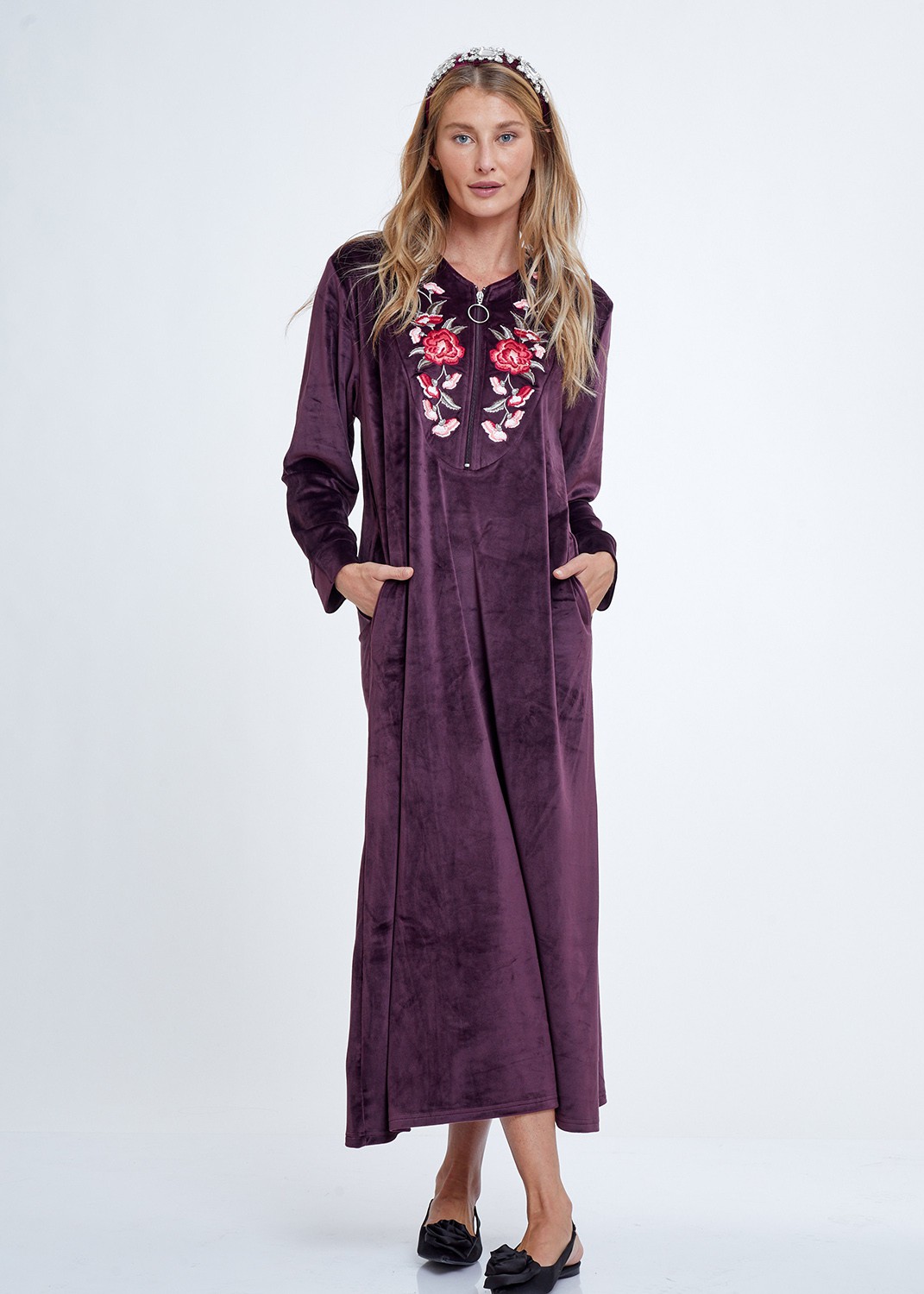 כותונת לילה קטיפה (Pajamas)