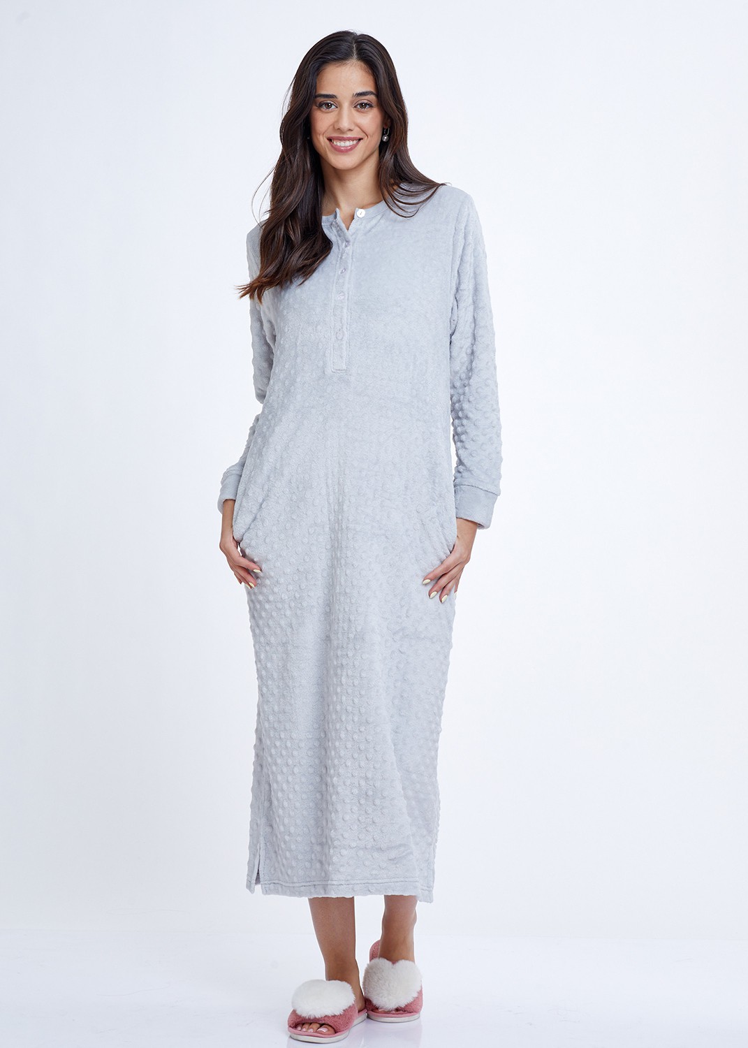 כותונת לילה פלאפי Dots עד XXXL (Pajamas)