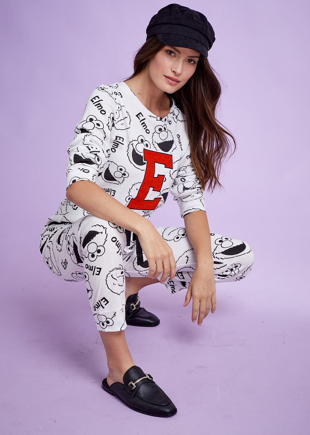 סט פיג'מה חורף Sesame st' Women Set PJ (Pajamas)