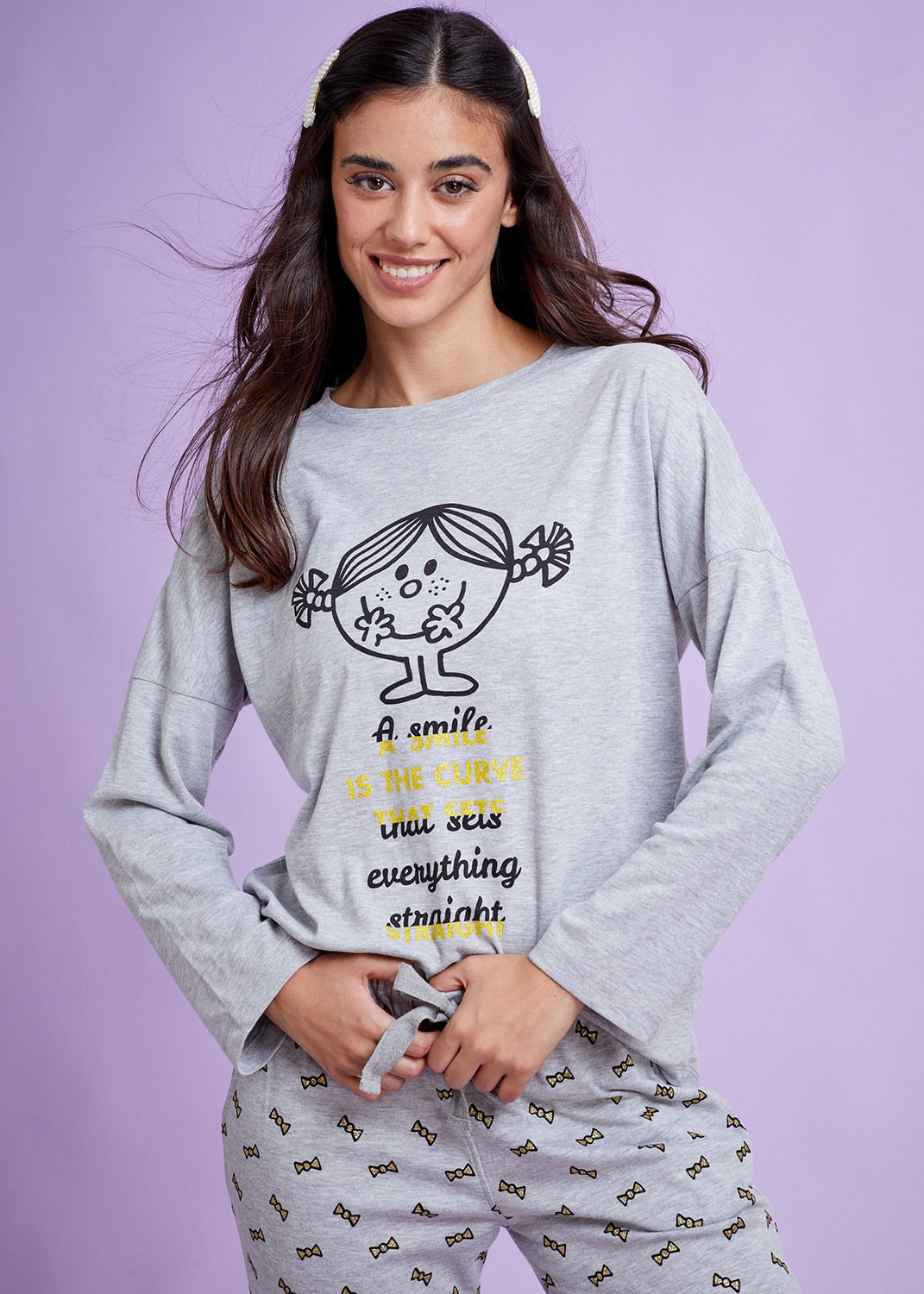 סט פיג'מה חורף מרת חיוך (Pajamas)