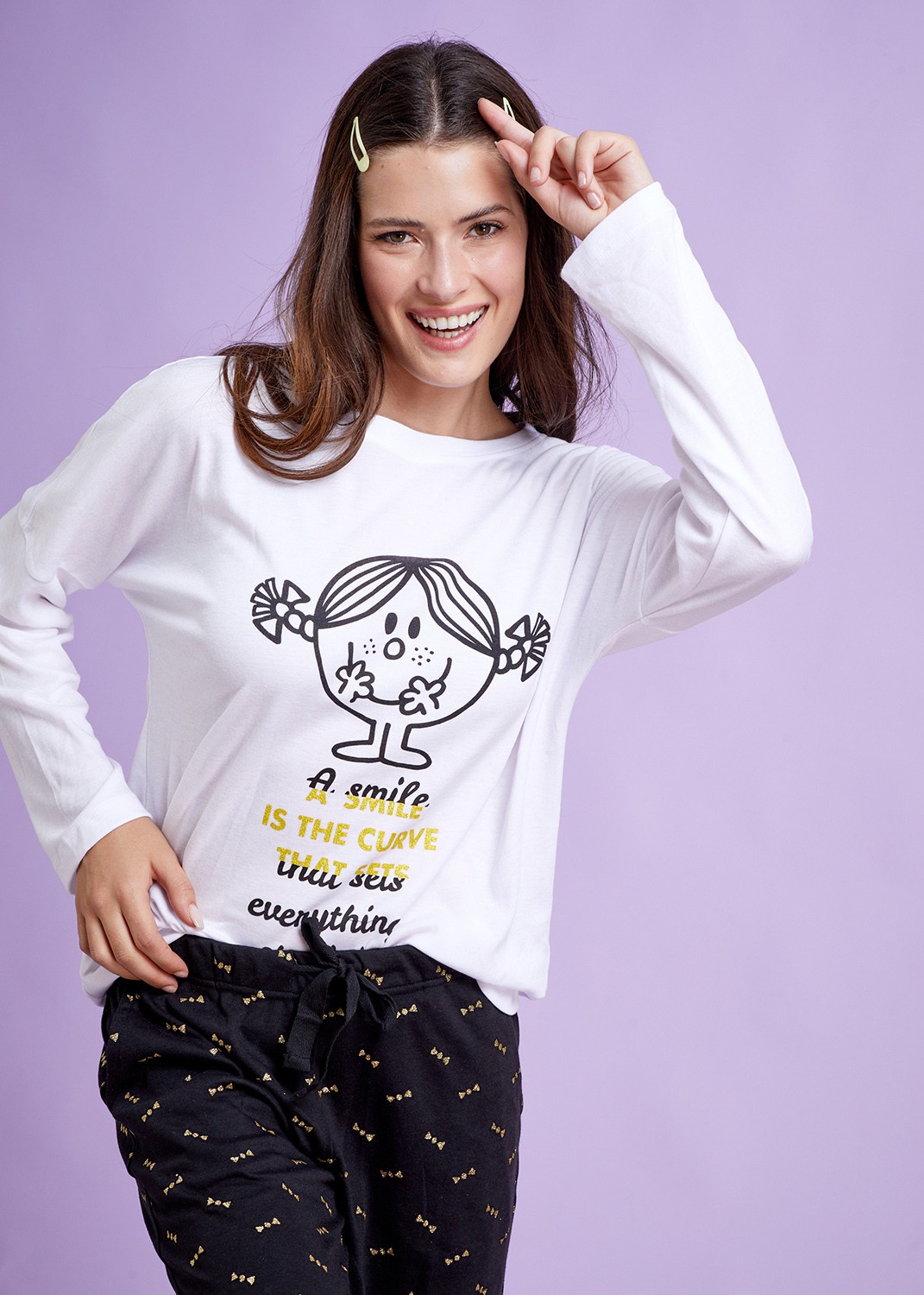 סט פיג'מה חורף מרת חיוך (Pajamas)