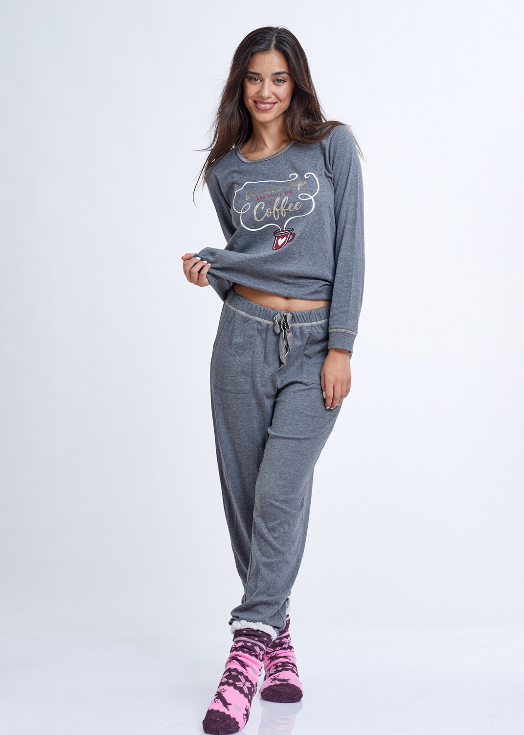 סט פיג'מה Coffee TC (Pajamas)