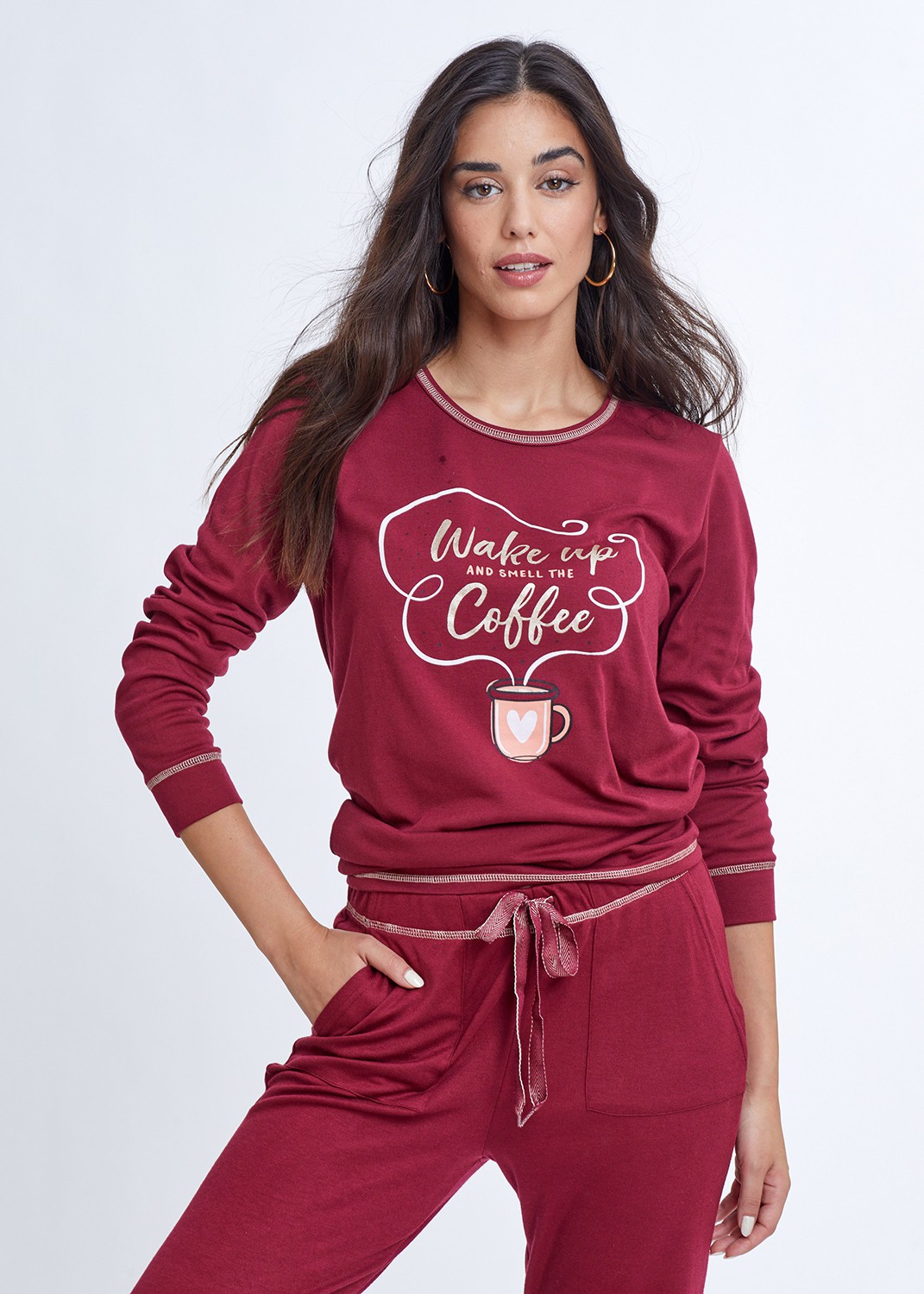 סט פיג'מה Coffee TC (Pajamas)