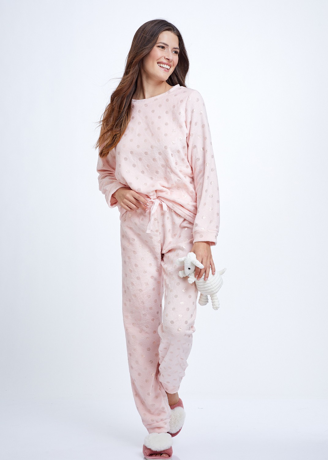 סט פיג'מה פלאפי נקודות (Pajamas)