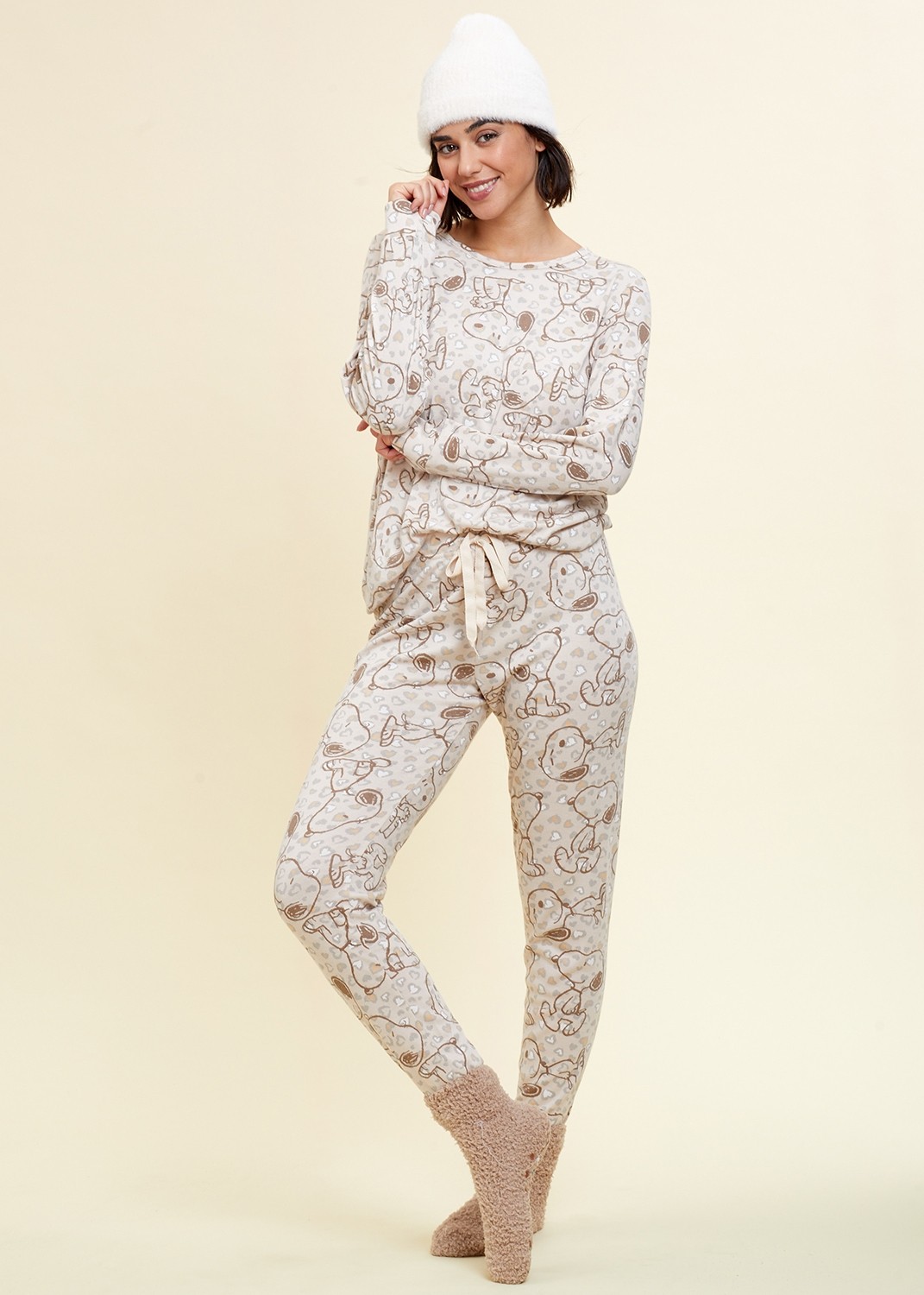 סט פיג`מה חורף סנופי (Pajamas)