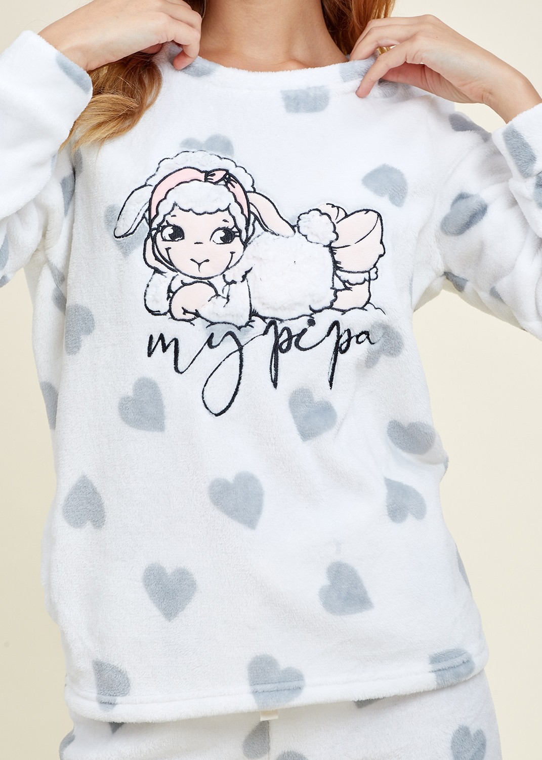 פיג`מה פיפה לבבות פלאפי (Pajamas)