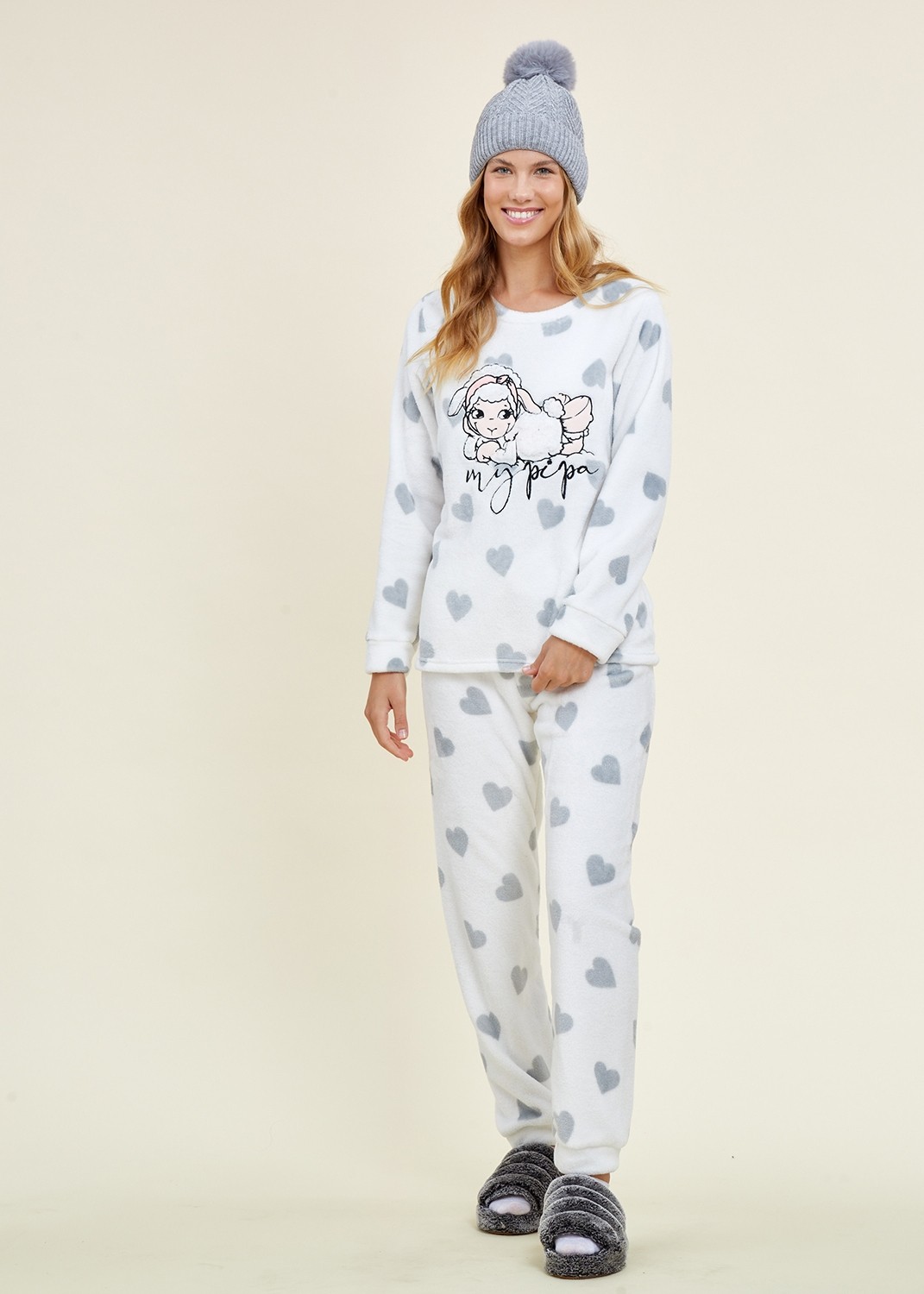 פיג`מה פיפה לבבות פלאפי (Pajamas)