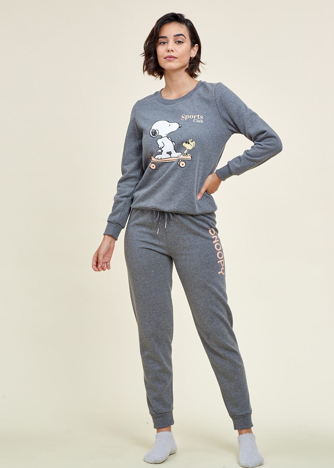 פיג`מה סנופי ספורט פליז (Pajamas)