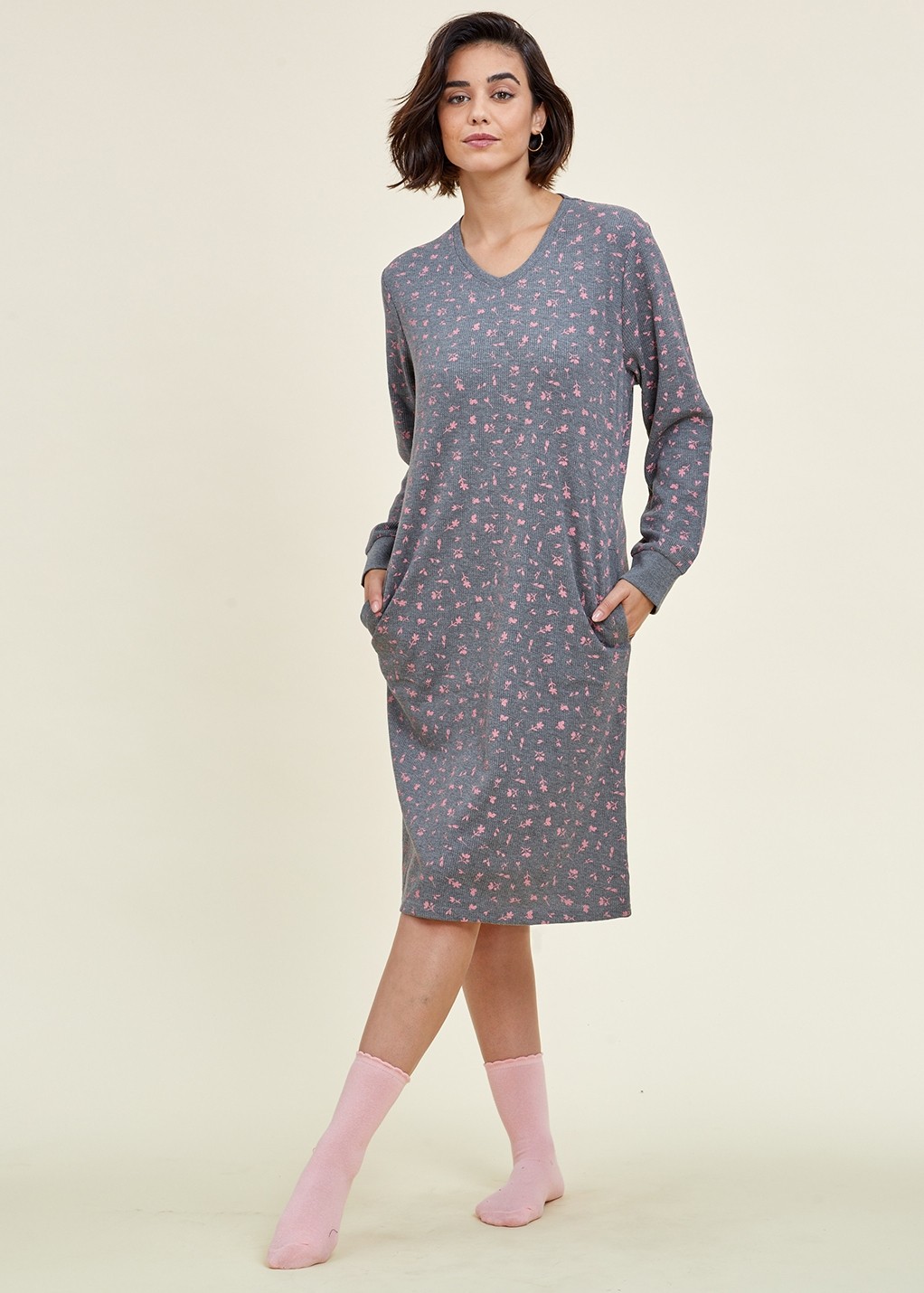 כותונת פרחונית וואפל (Pajamas)