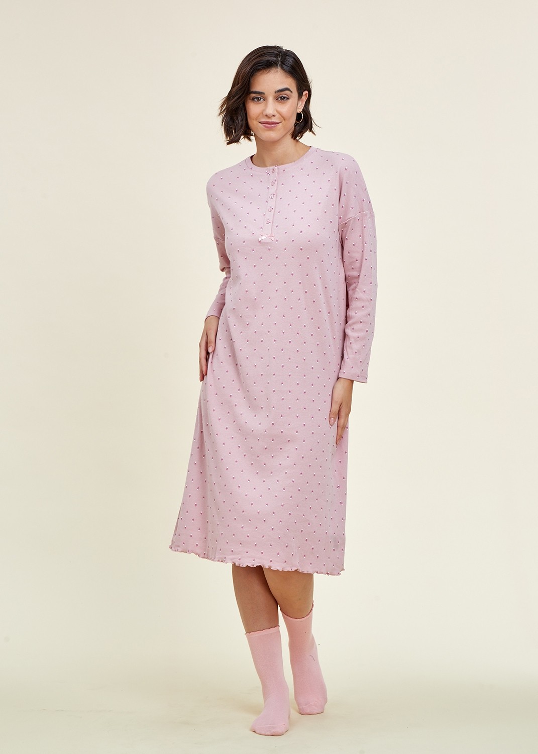 כותונת פרחונית ריב (Pajamas)