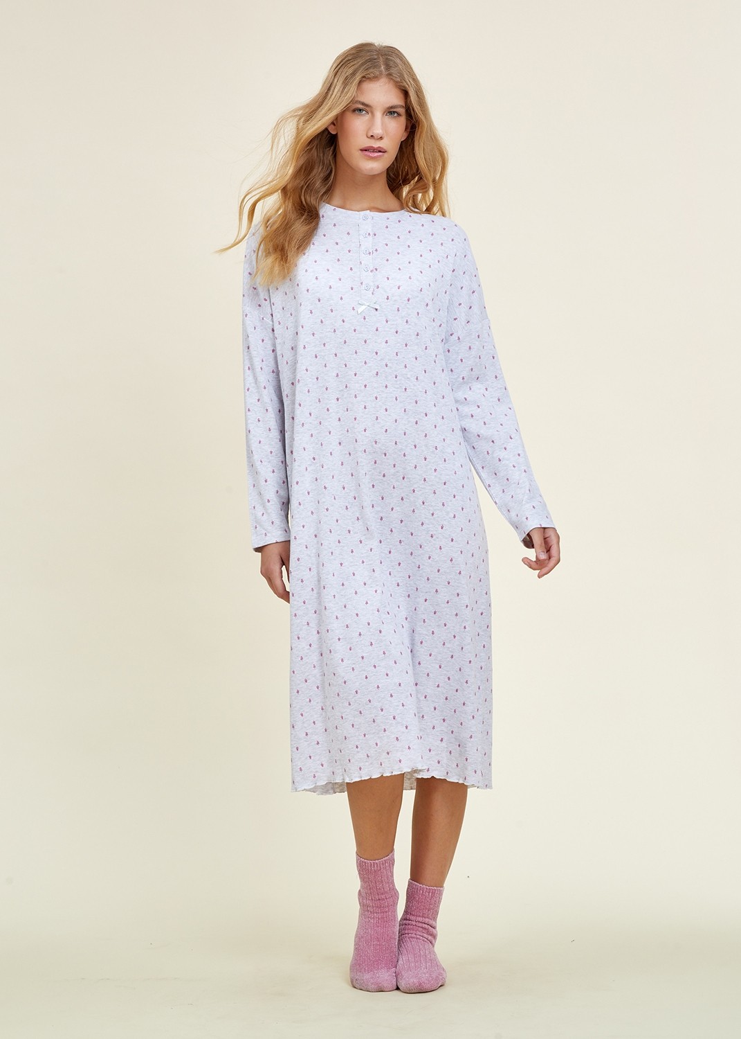 כותונת פרחונית ריב (Pajamas)
