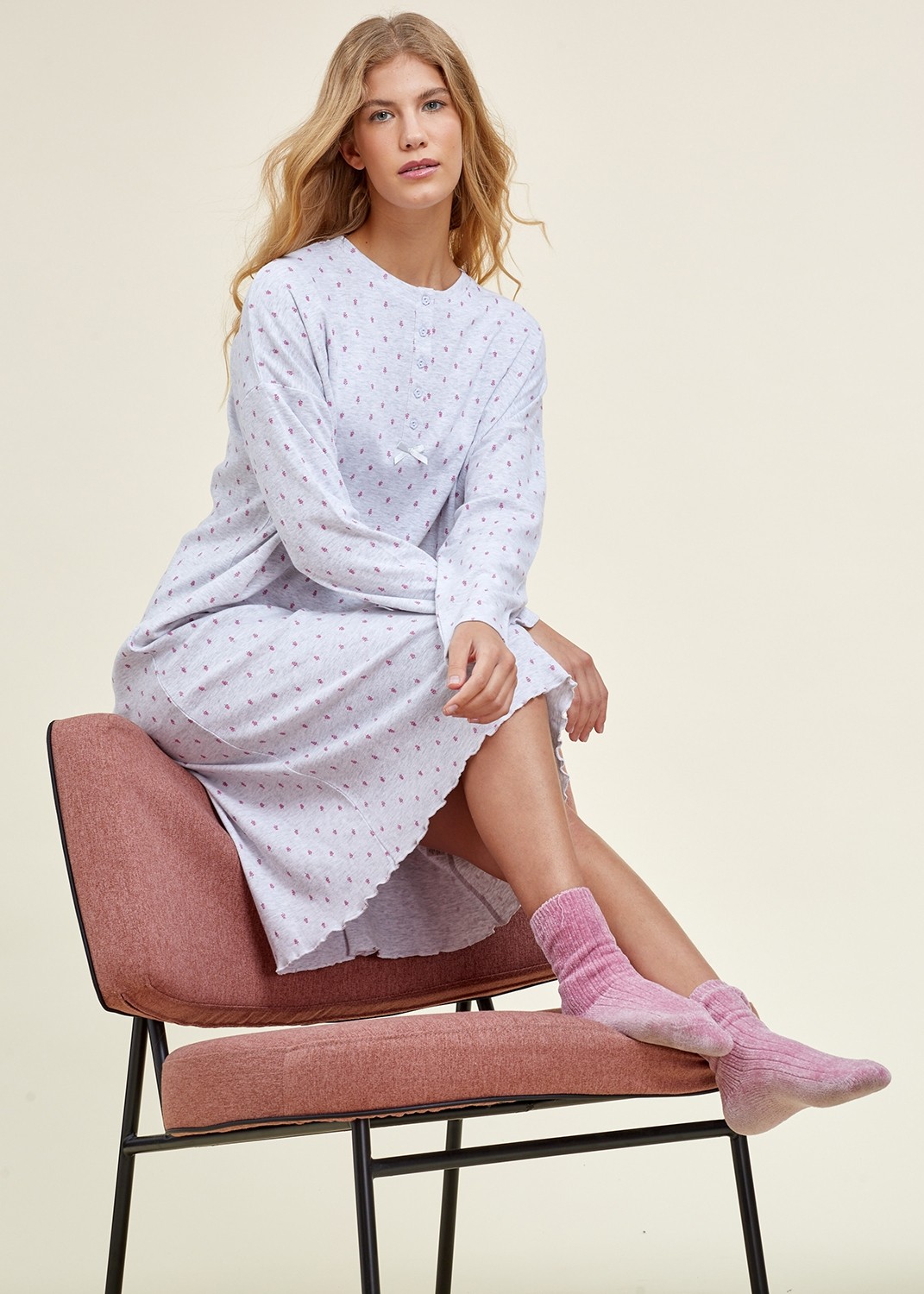 כותונת פרחונית ריב (Pajamas)