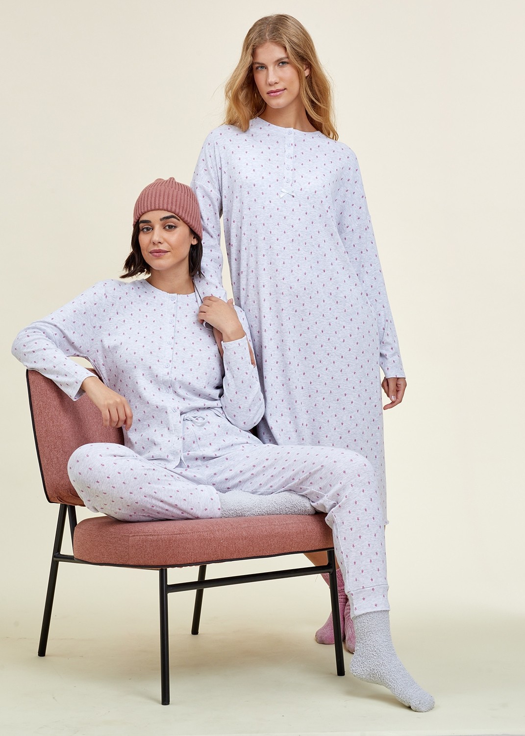 כותונת פרחונית ריב (Pajamas)