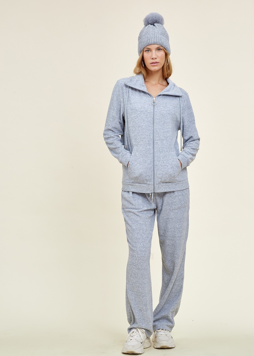 פיג`מה מגבת עם רוכסן (Pajamas)