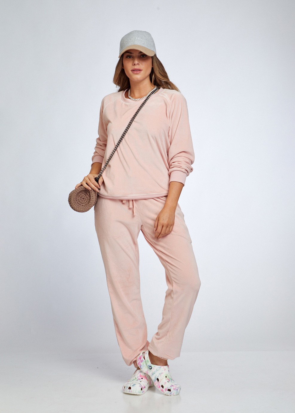 חליפת פנאי קטיפה קלאסי (Pajamas)