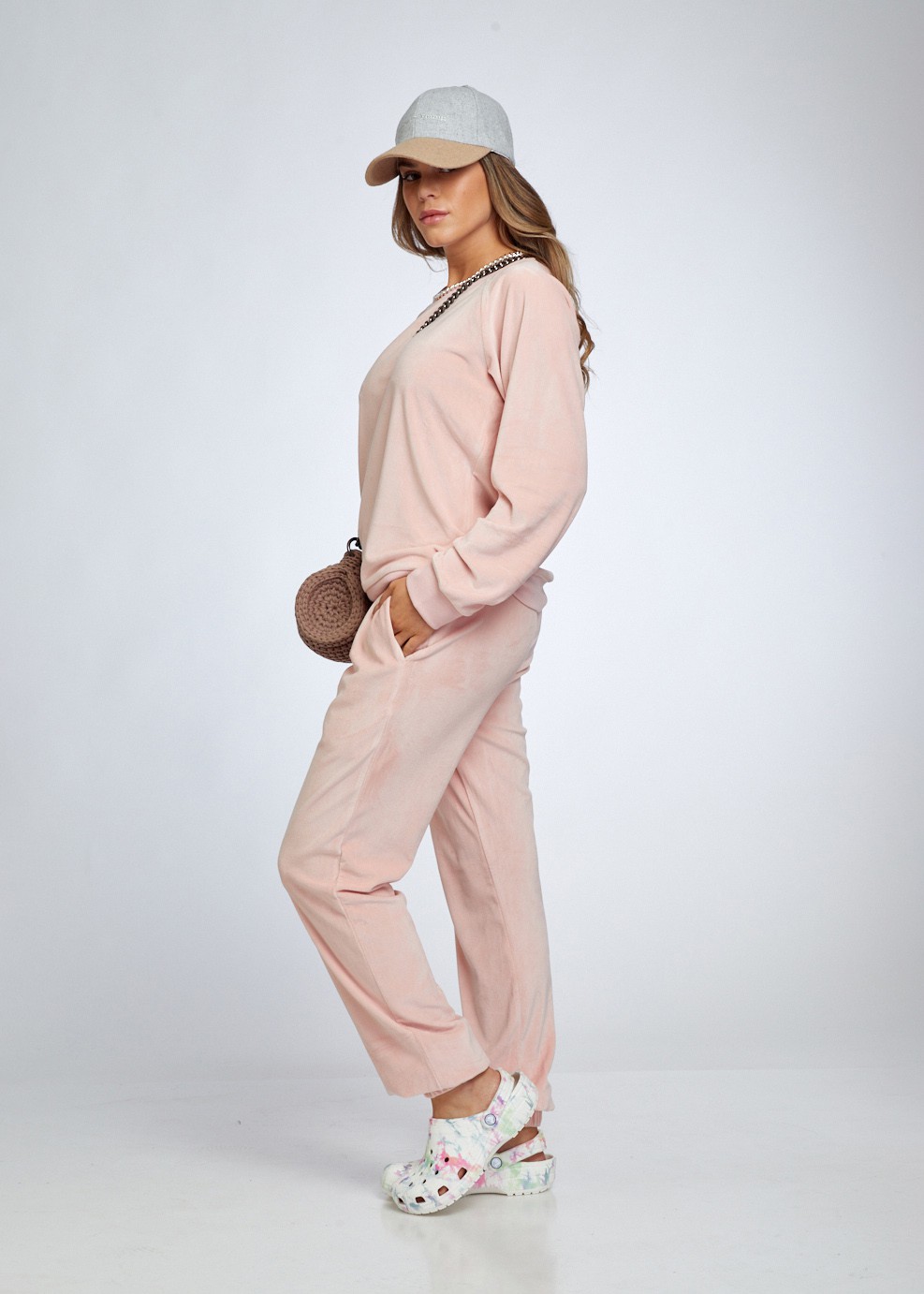 חליפת פנאי קטיפה קלאסי (Pajamas)