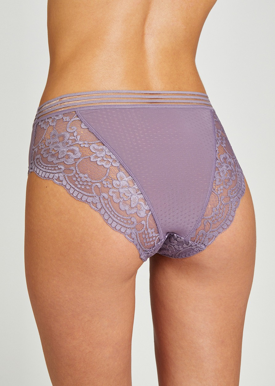 Lace Mini Slip תחתון רשת בשילוב תחרה (Panties)