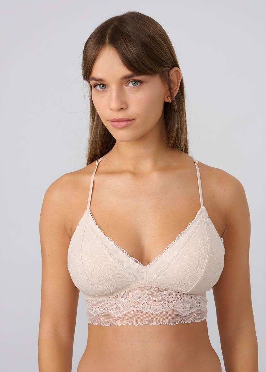 ברלט תחרה בשני גוונים (bras)