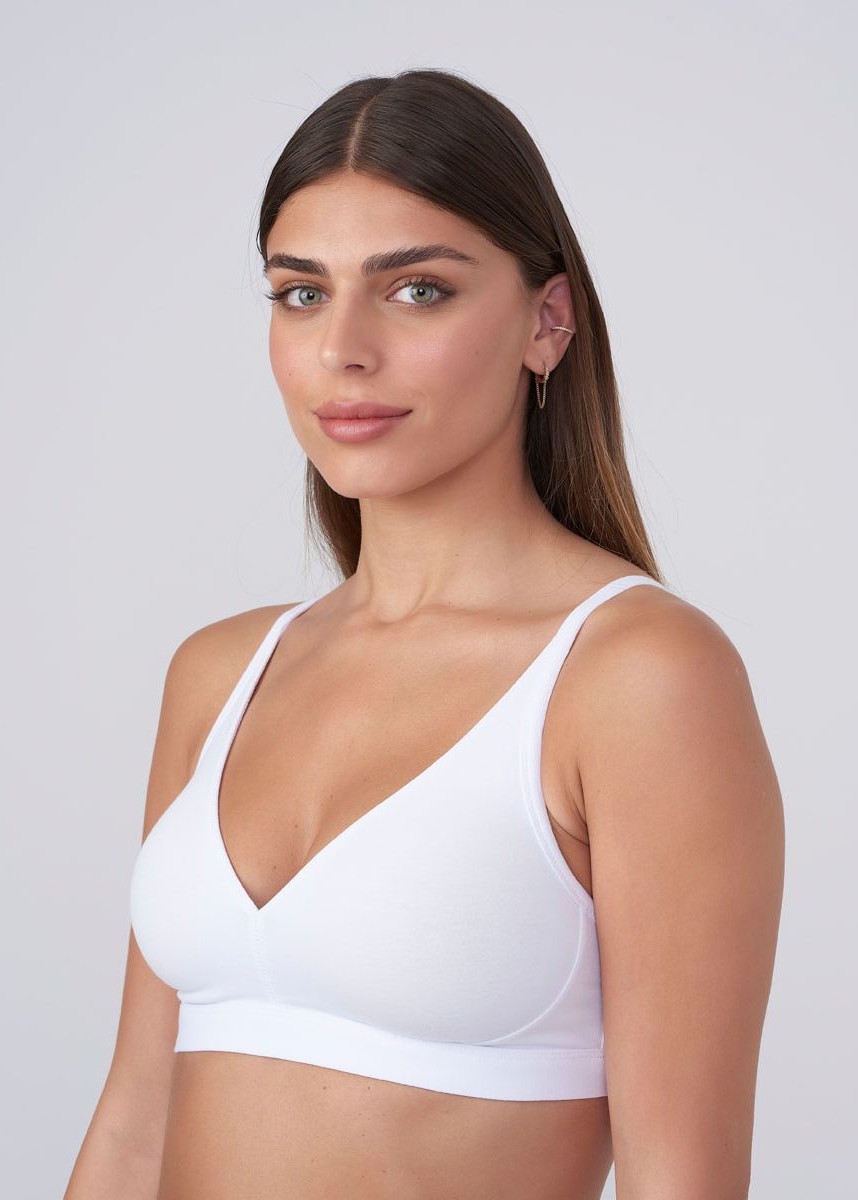 ברלט כותנה אלסטית עם קאפ נשלף (bras)