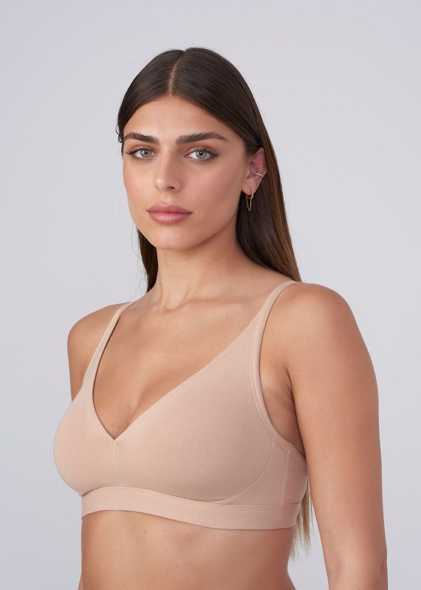 ברלט כותנה אלסטית עם קאפ נשלף (bras)