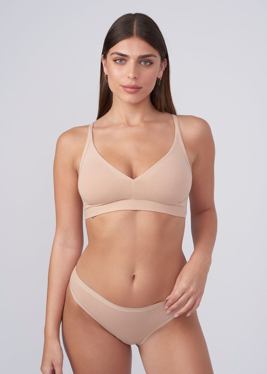 ברלט כותנה אלסטית עם קאפ נשלף (bras)