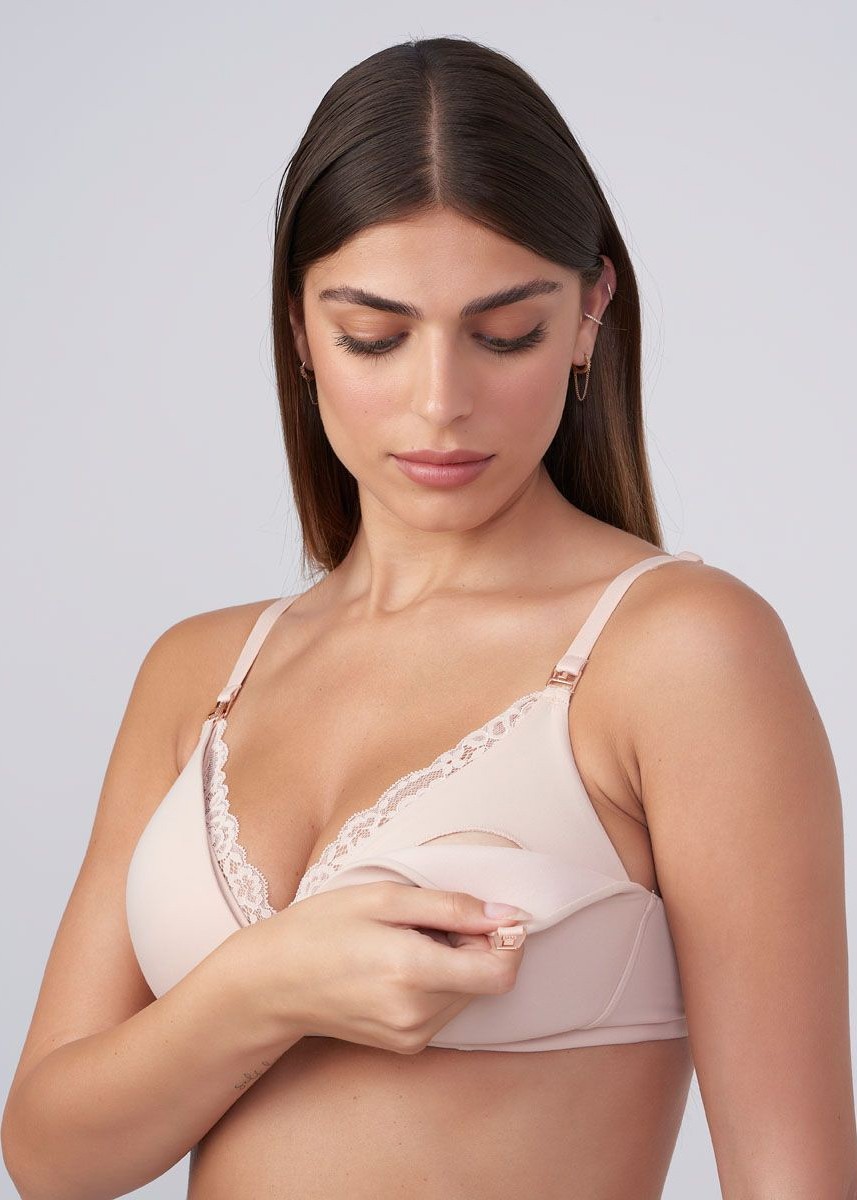 חזיית הנקה מרופדת רכה ללא ברזלים (bras)