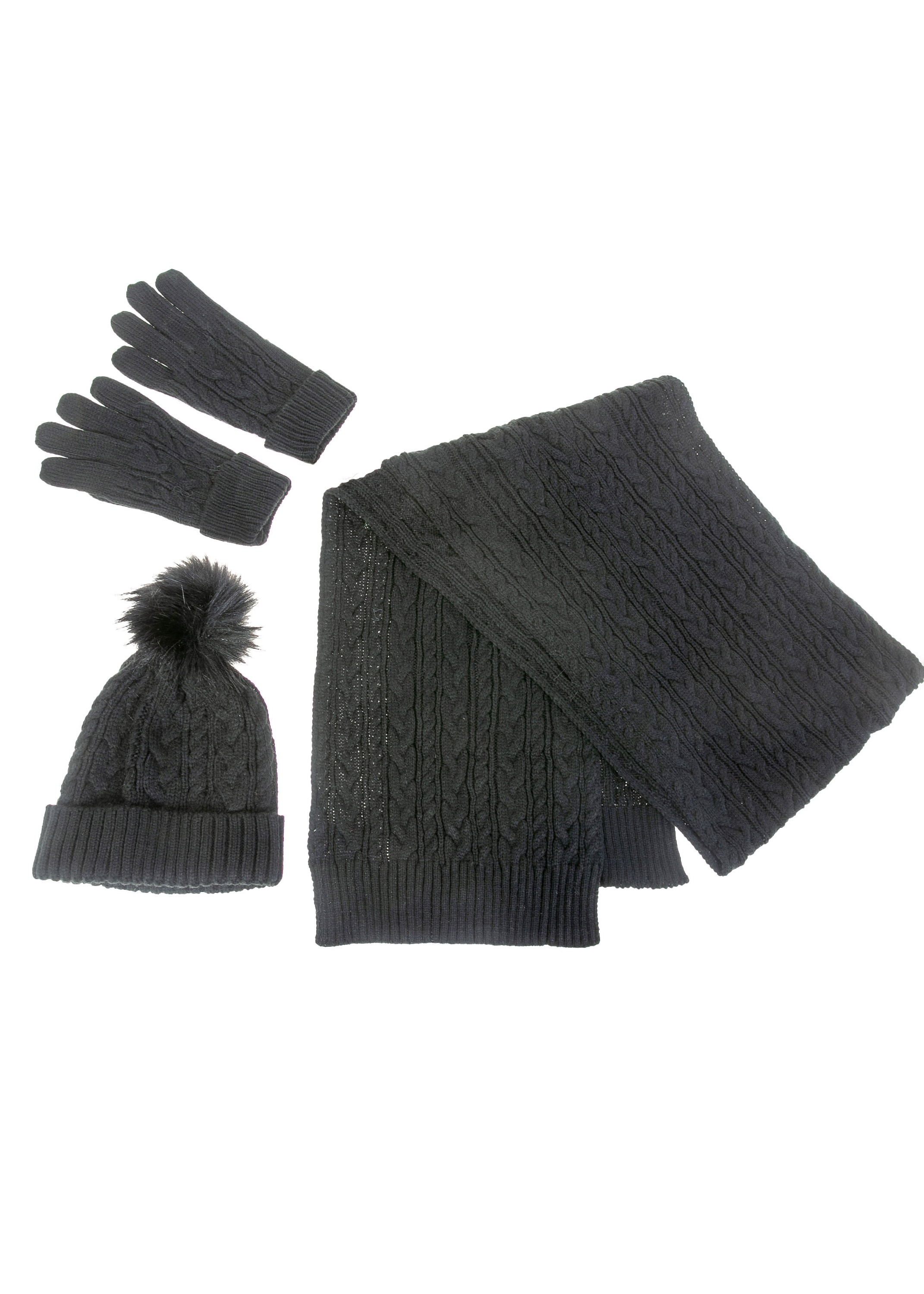 סט צעיף, כובע וכפפות (Accessories)