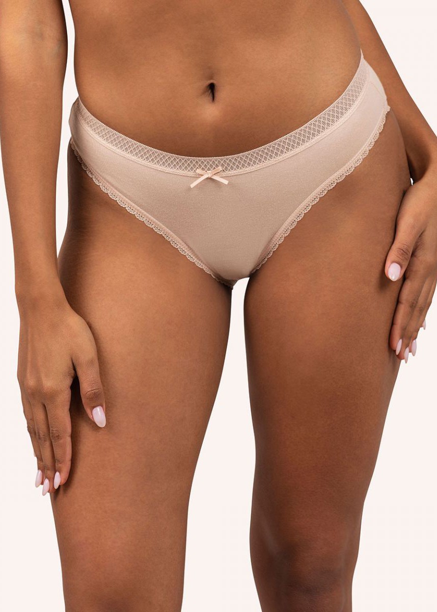 תחתוני כותנה ביקיני הי-לג (Panties)
