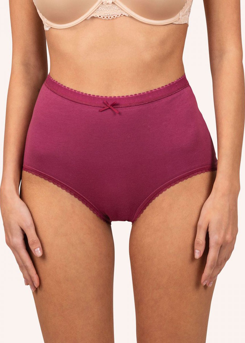 תחתון כותנה מקסי חלק (Panties)