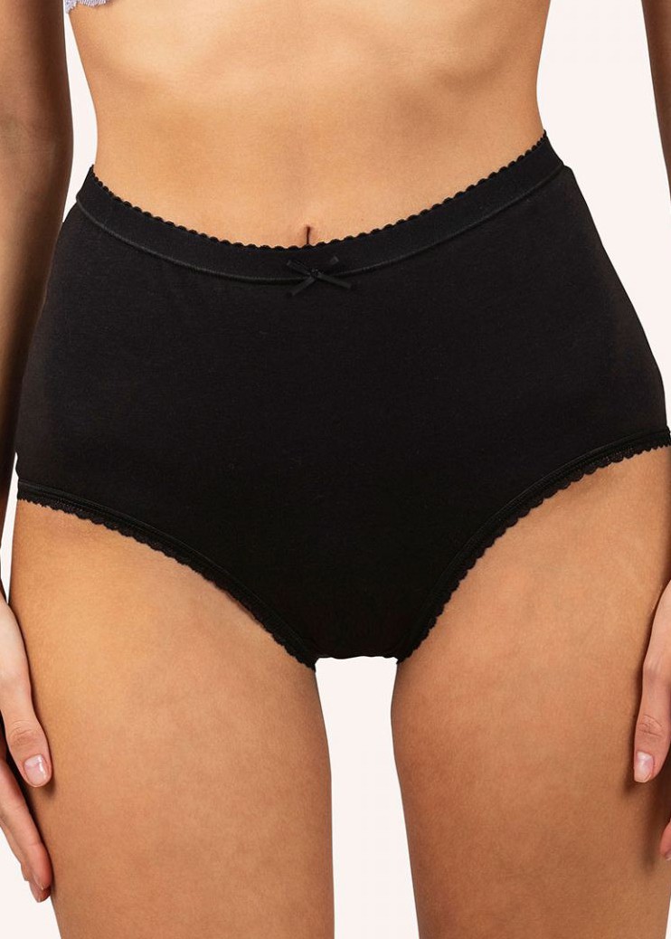 תחתון כותנה מקסי חלק (Panties)