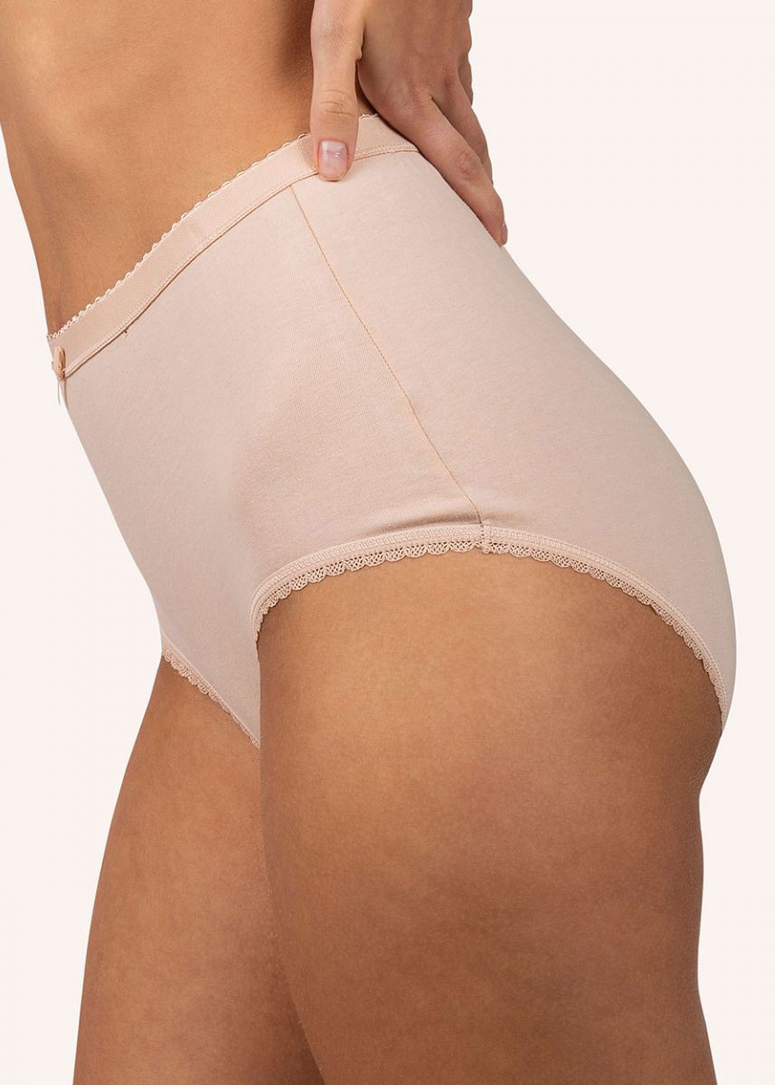 תחתון כותנה מקסי חלק (Panties)
