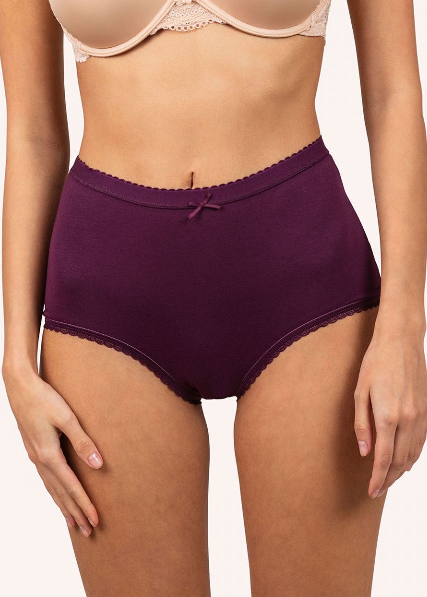 תחתון כותנה מקסי חלק (Panties)