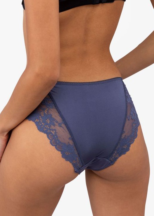 תחתון ביקיני מיקרופייבר בשילוב תחרה (Panties)