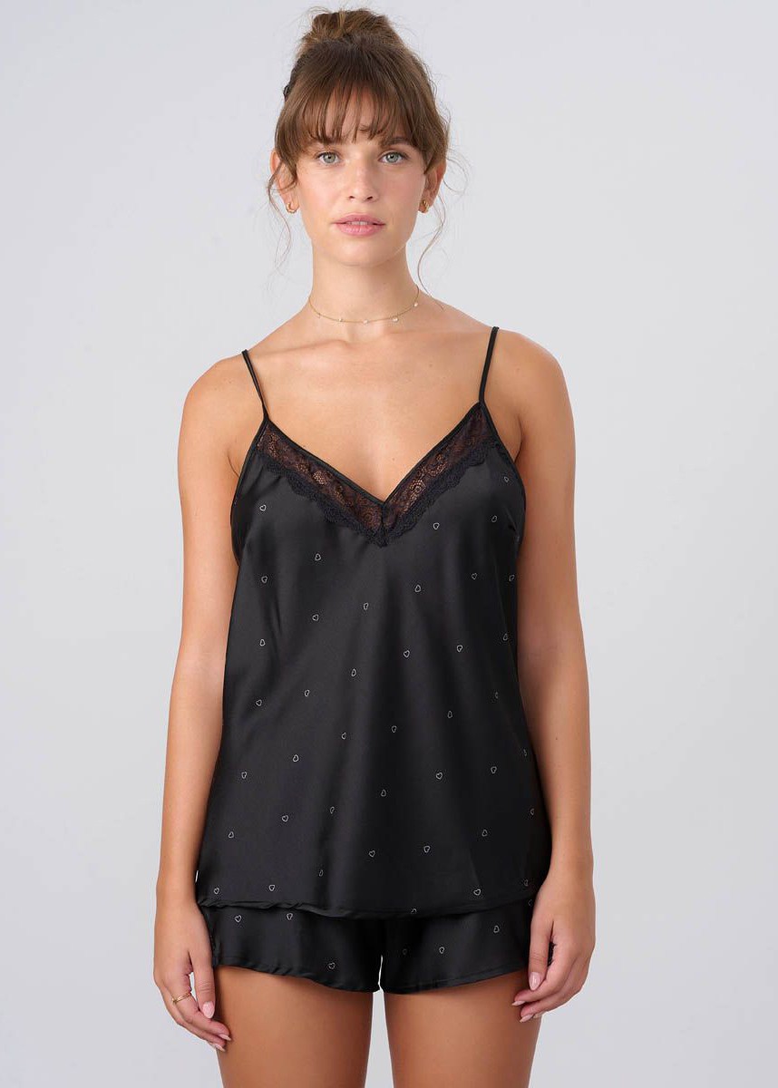 בייבי דול סטן מודפס (SexySleepwear)