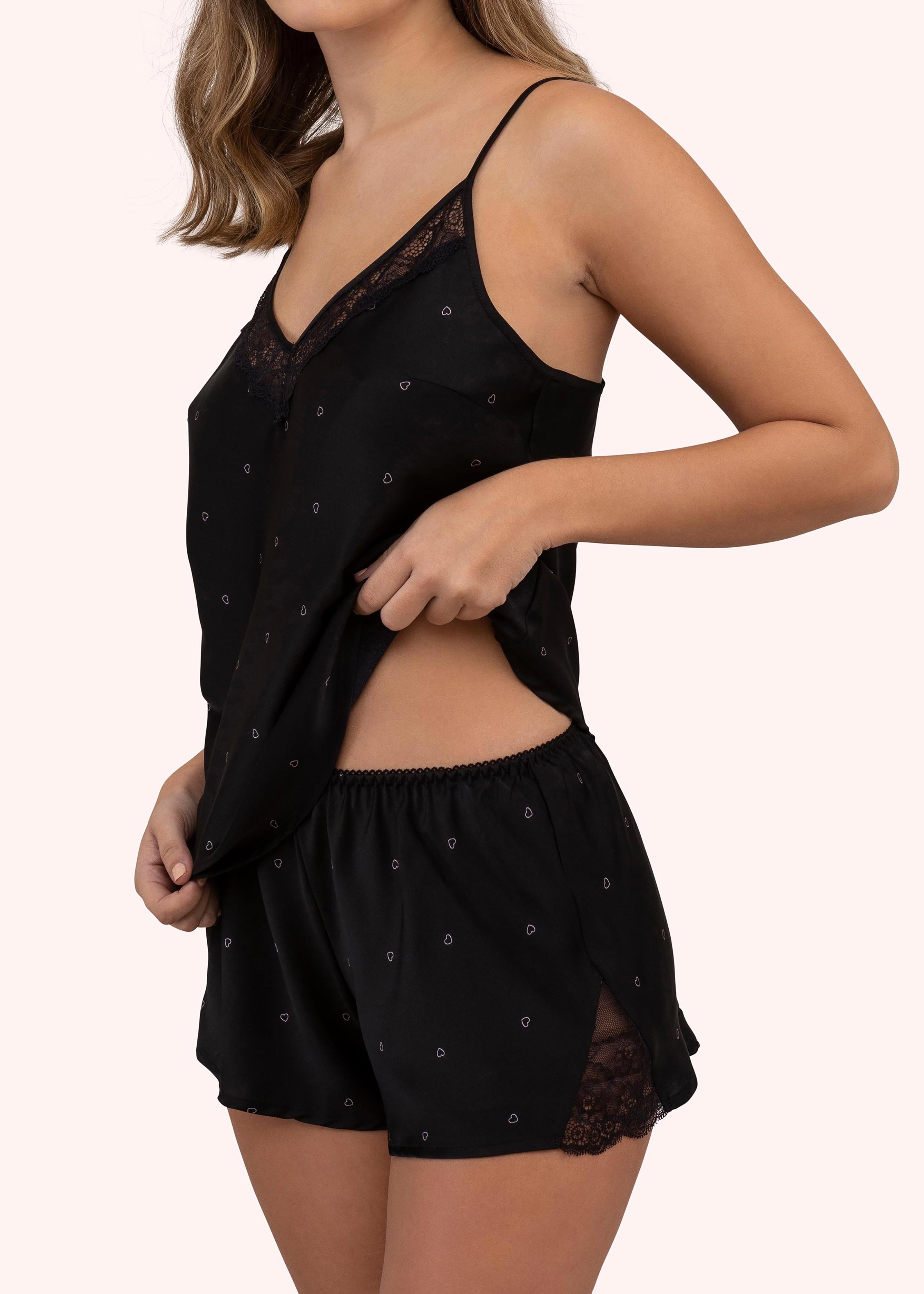 בייבי דול סטן מודפס (SexySleepwear)