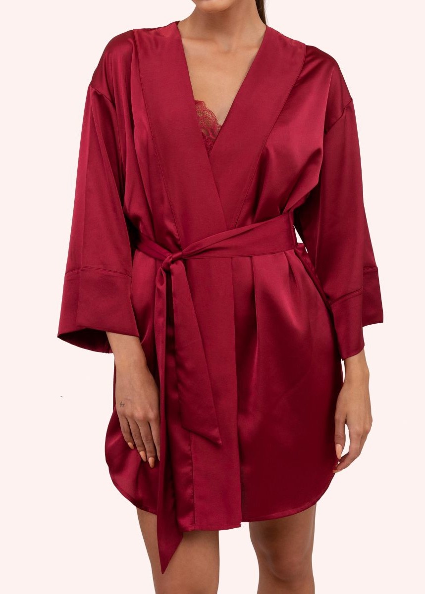 חלוק סטן חלק SW2022 (SexySleepwear)